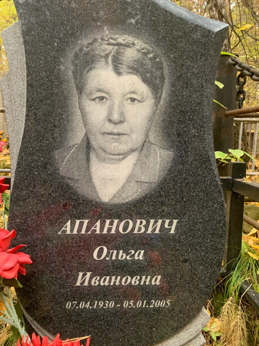 Апанович Ольга Ивановна