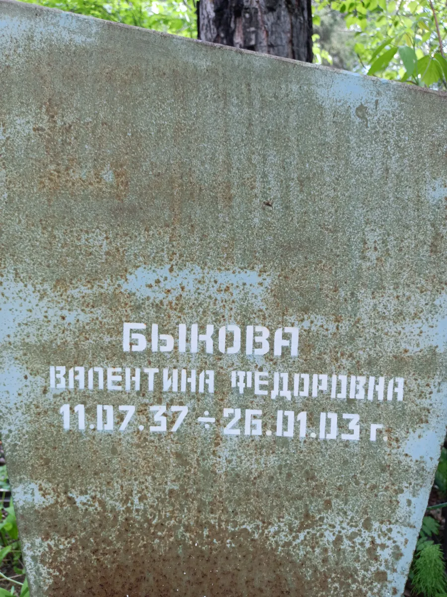 Былкова Валентина Щедривна