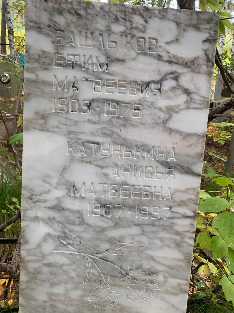 Катынькина Анисья Матвеевна