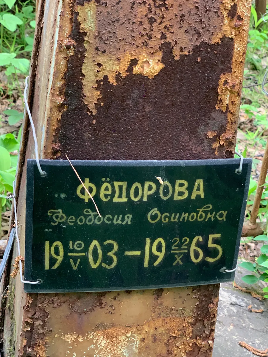 Федорова Феодосия Осиповна