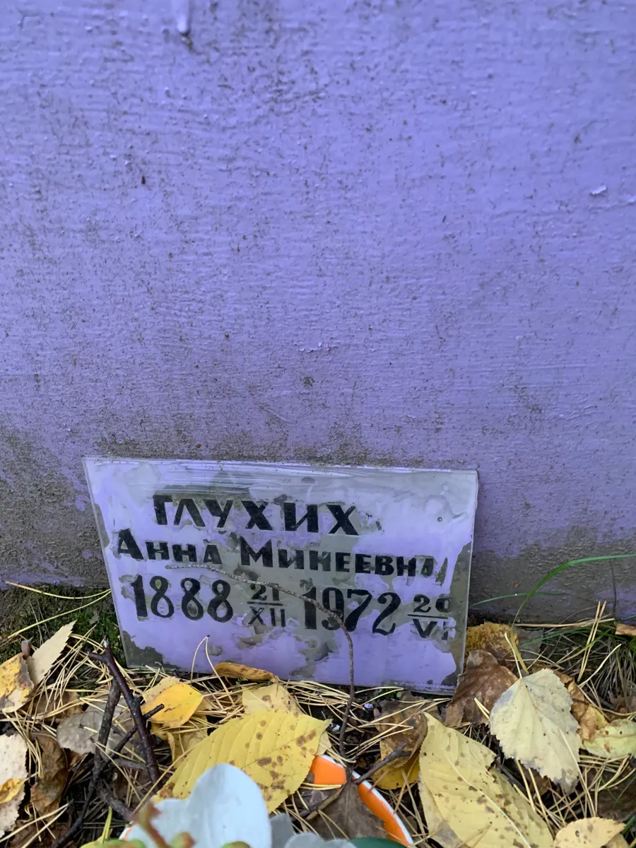 Глухих Анна Минеевна