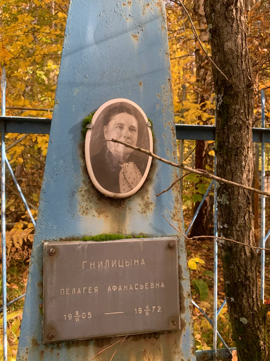Гнилицына Пелагея афанасьевна