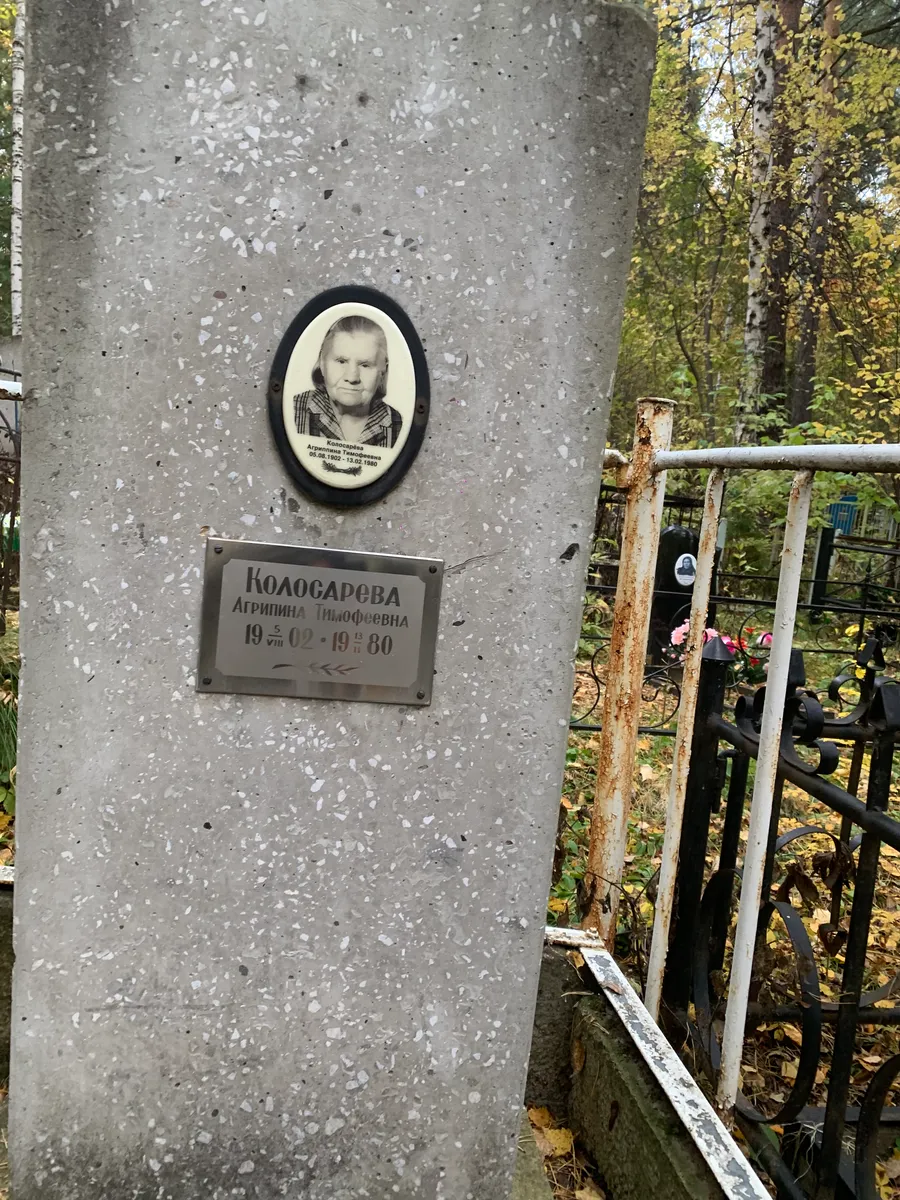 Колосадова Агриппина Филофеевна