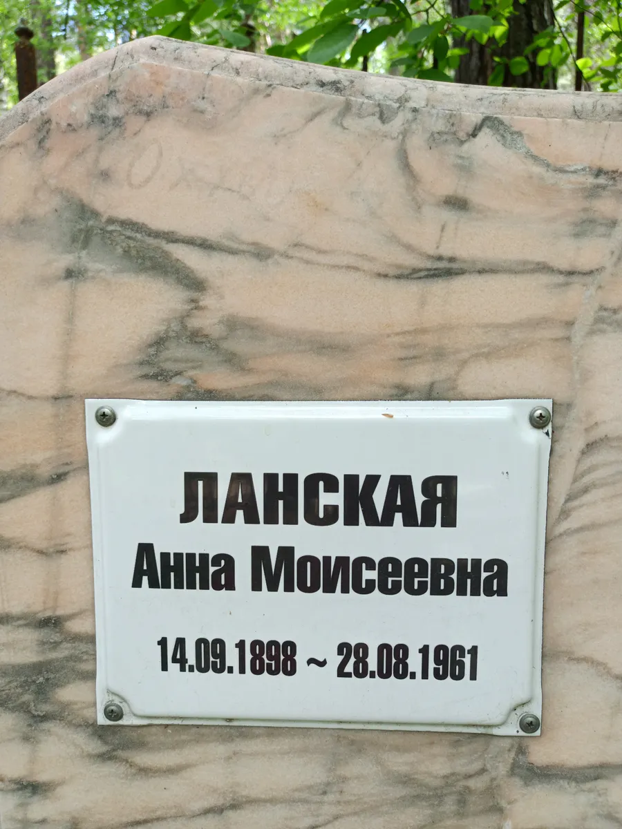 Ланская Анна Моисеевна
