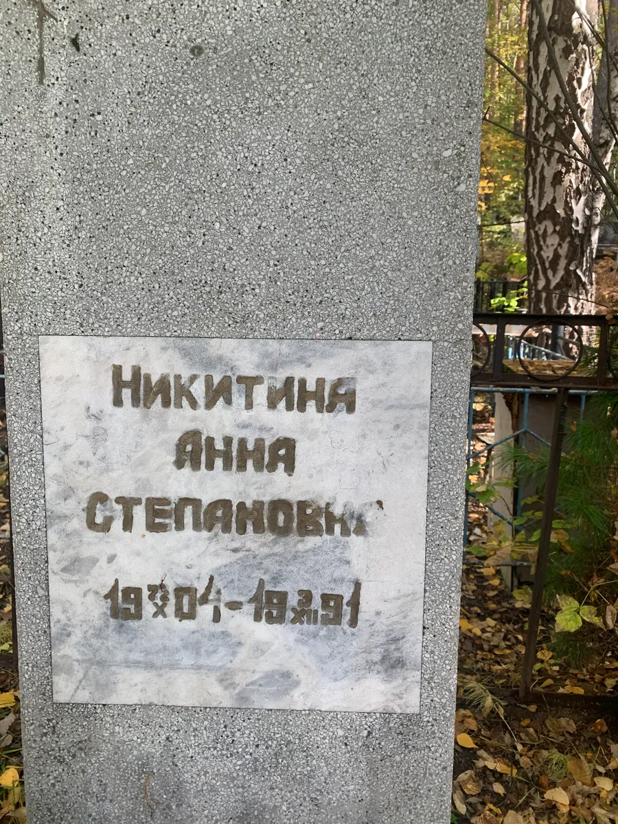 Никитина Анна Степановна