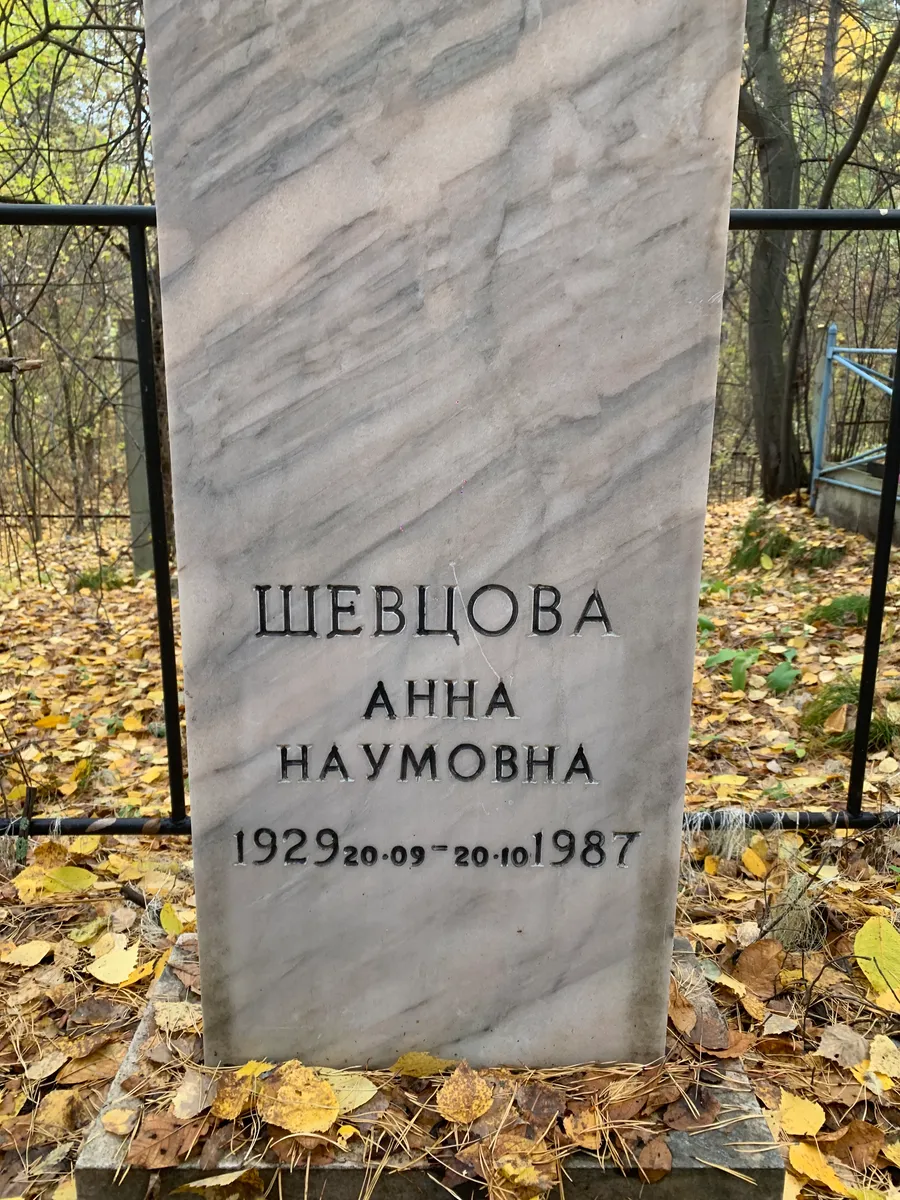 Шевцова Анна Наумовна