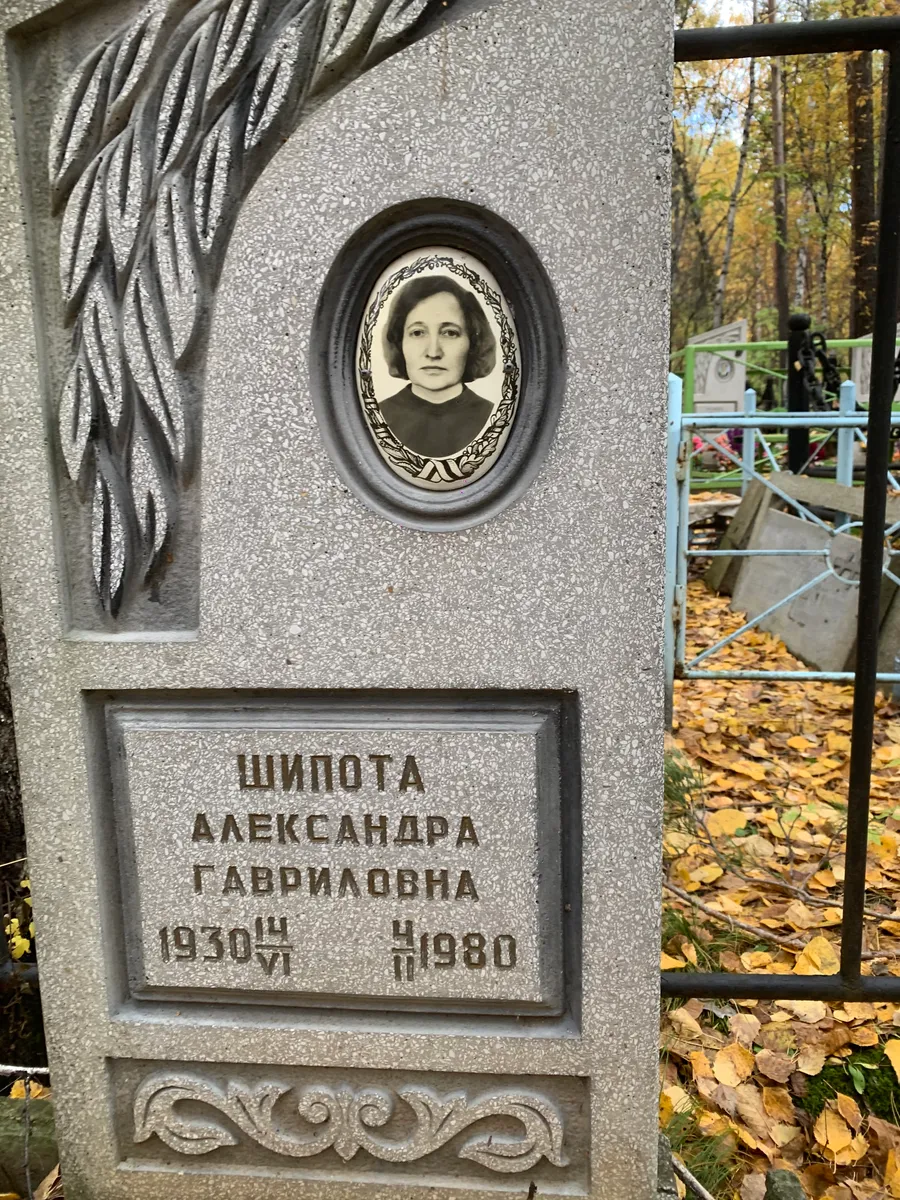 Шипота Александра Гавриловна