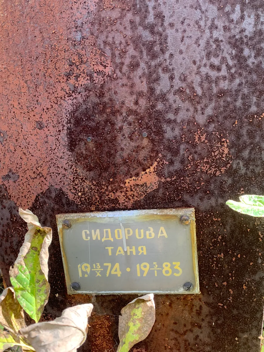 Сидорова Таня