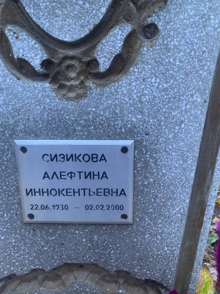 Сизикова Алефтина Иннокентьевна