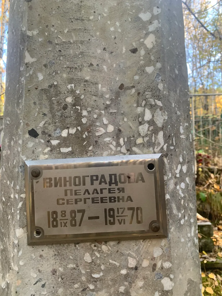 Виноградова Сергеевна